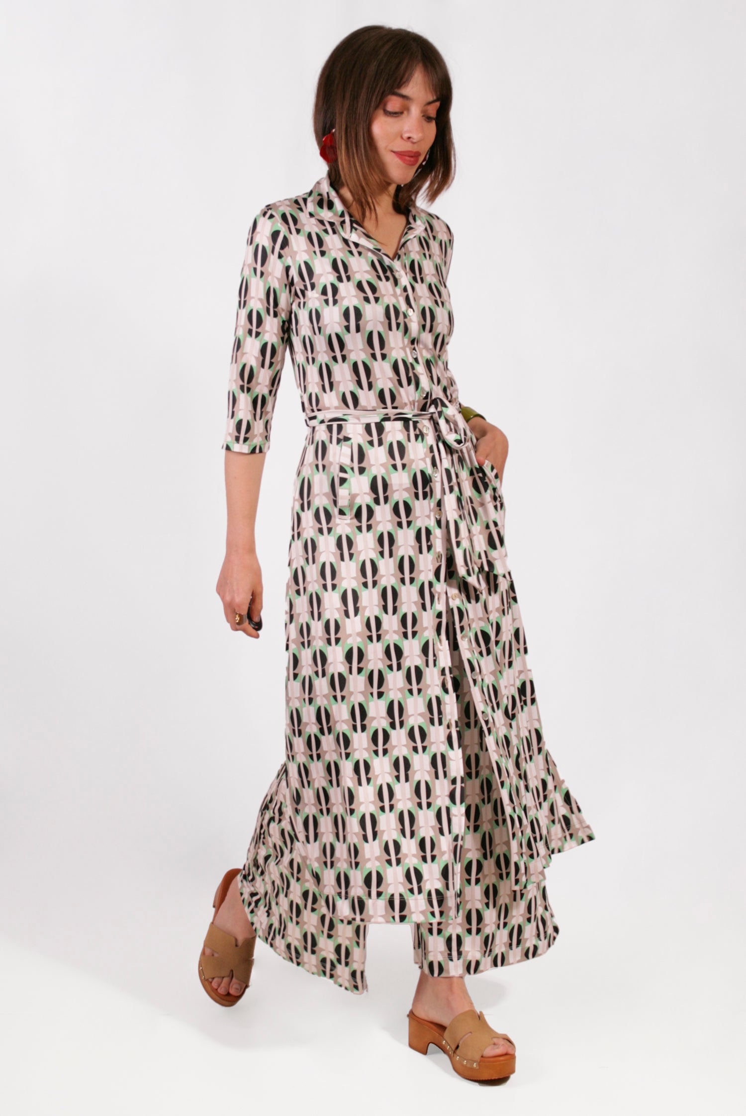 VESTIDO CAMISERO EST. DAMAS