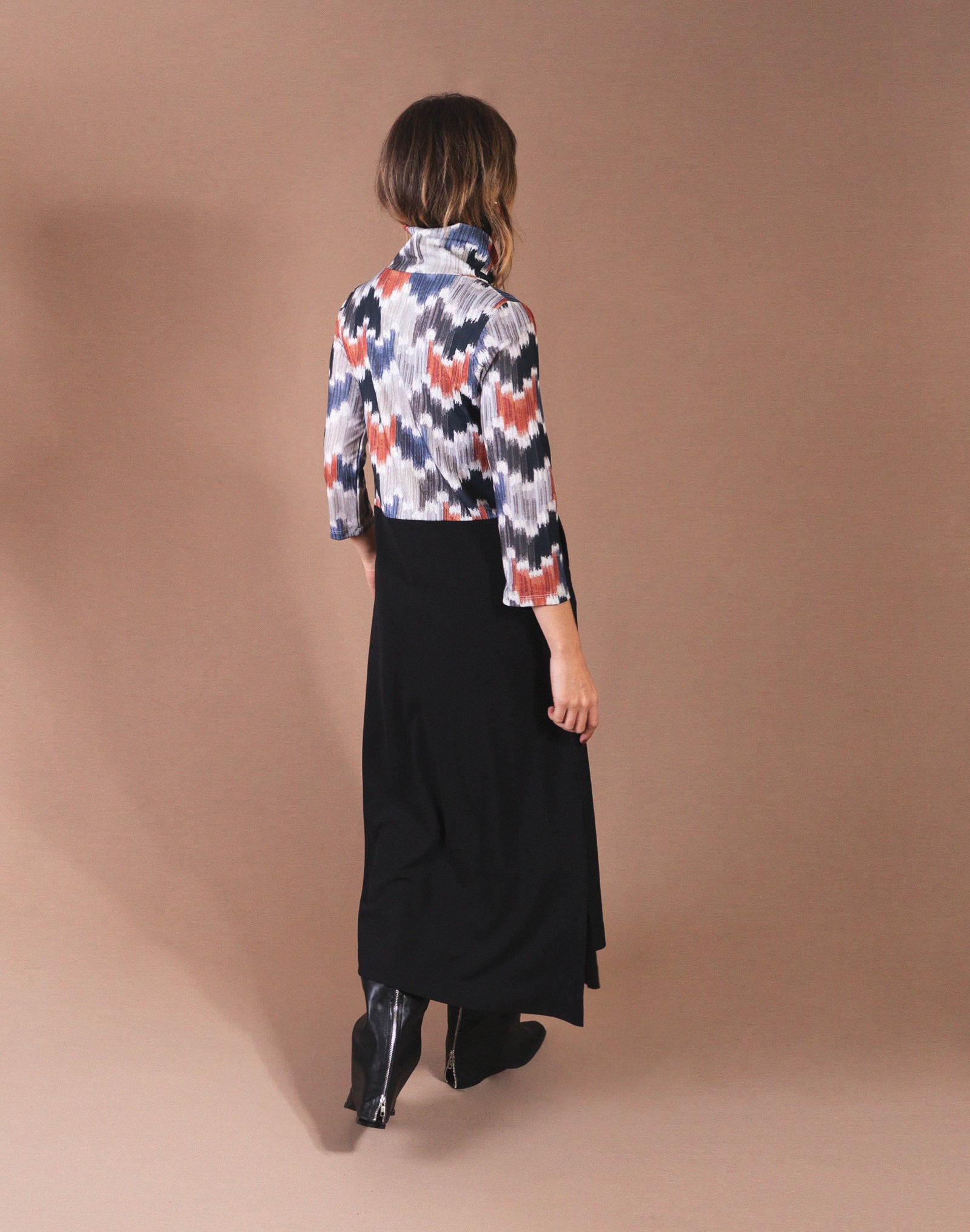 Vestido Combinado Cumbres