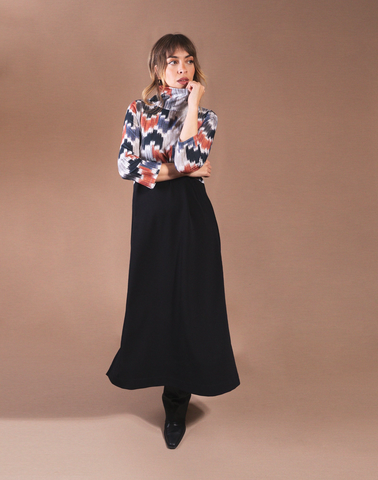 Vestido Combinado Cumbres