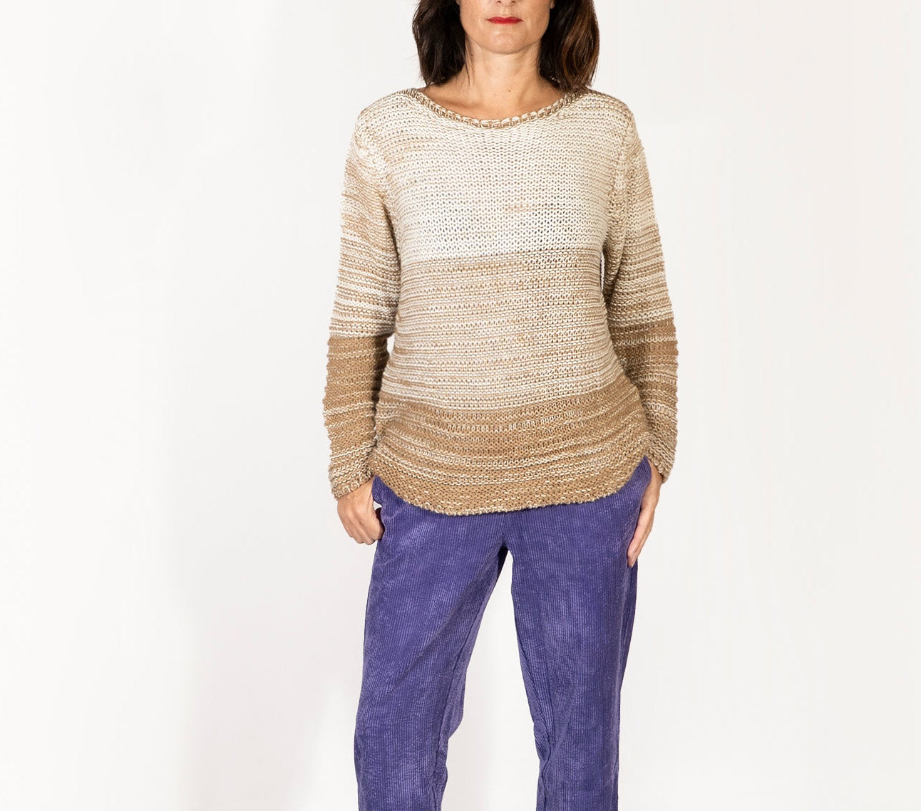 jersey degradado camel 