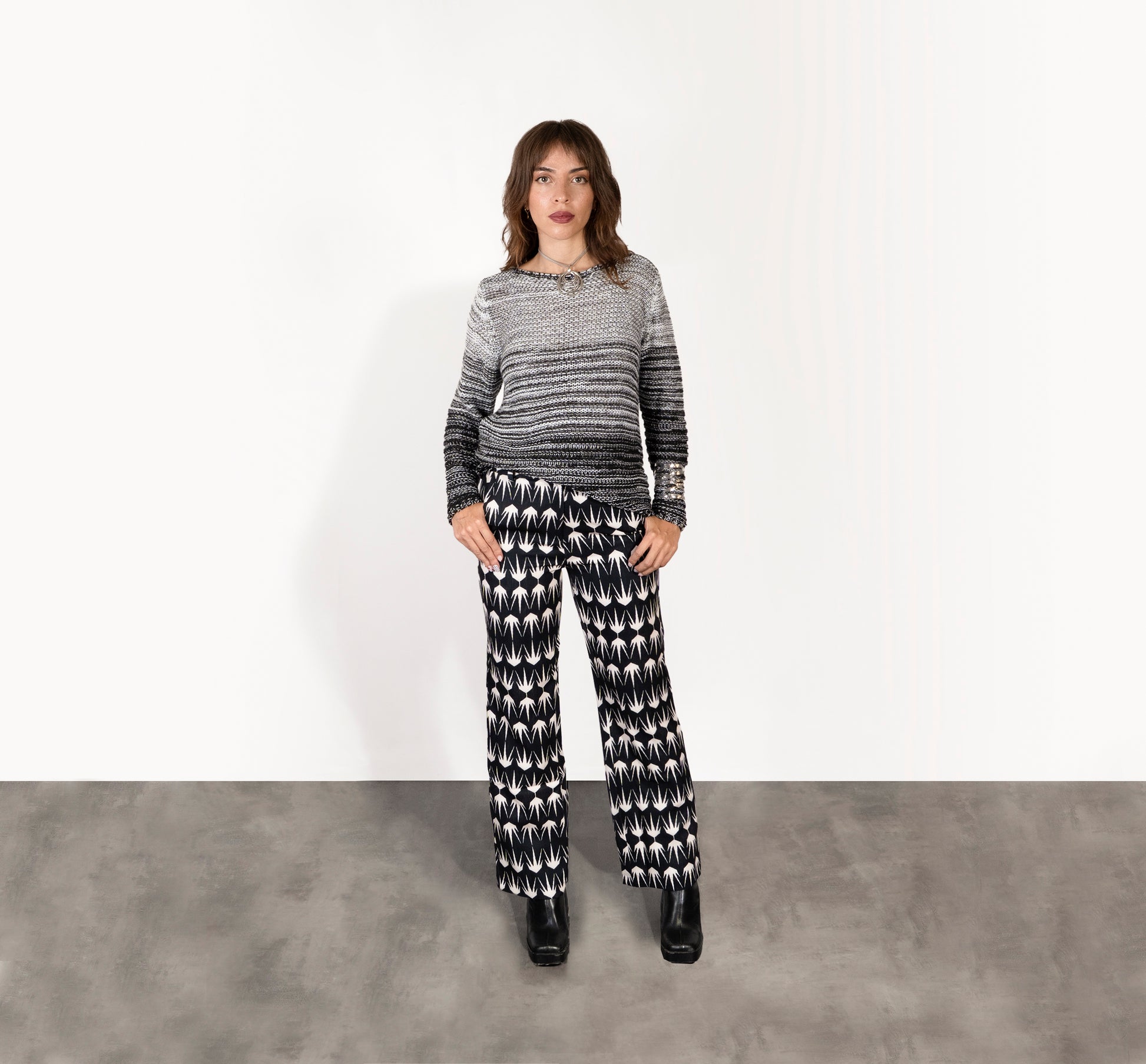 pantalón destello negro 