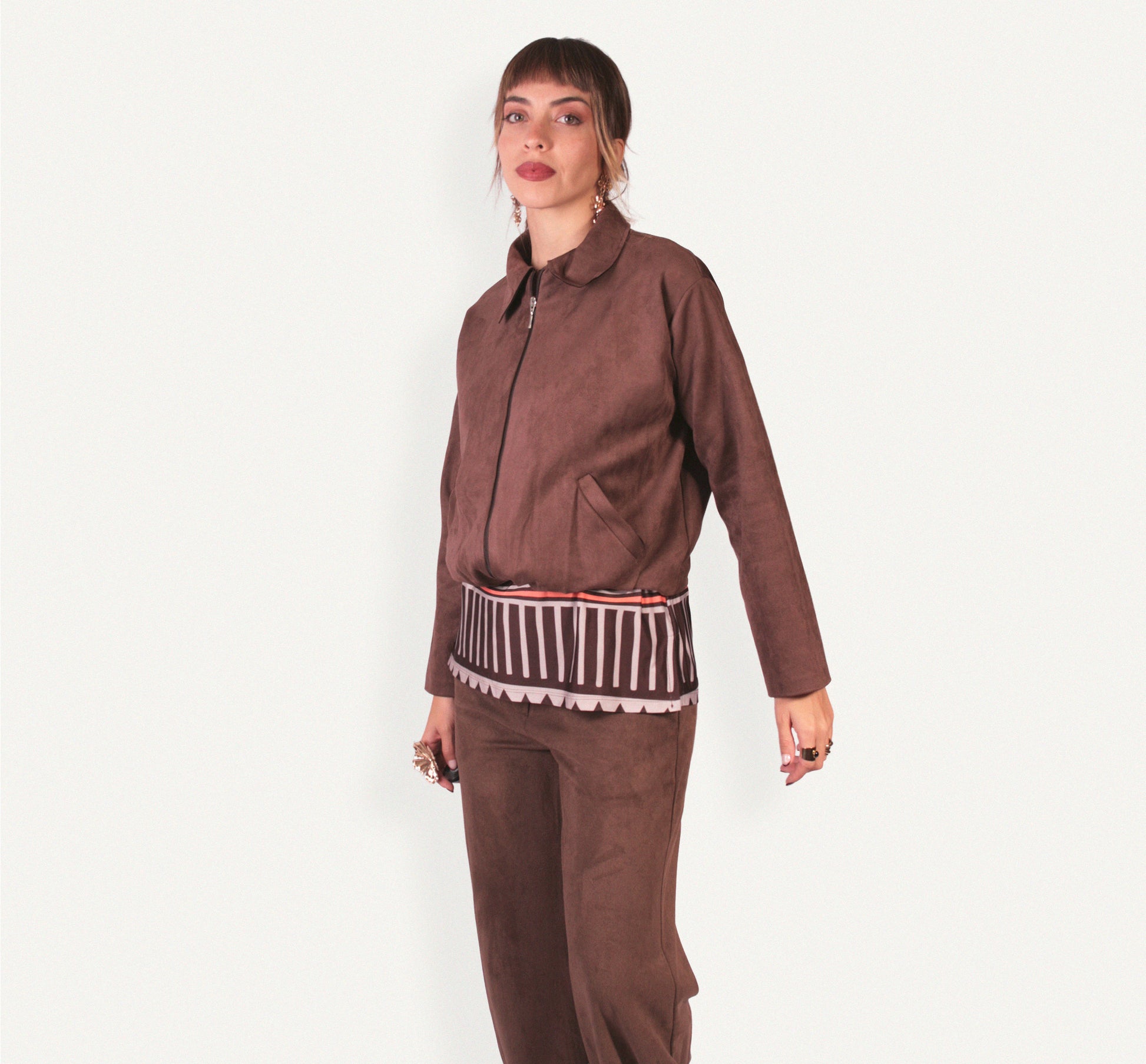 bomber antelina marron