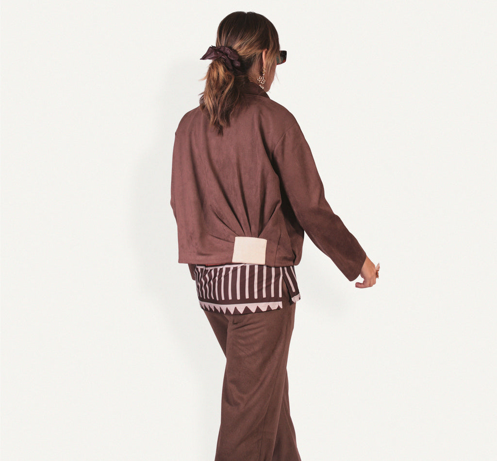 bomber antelina marrón