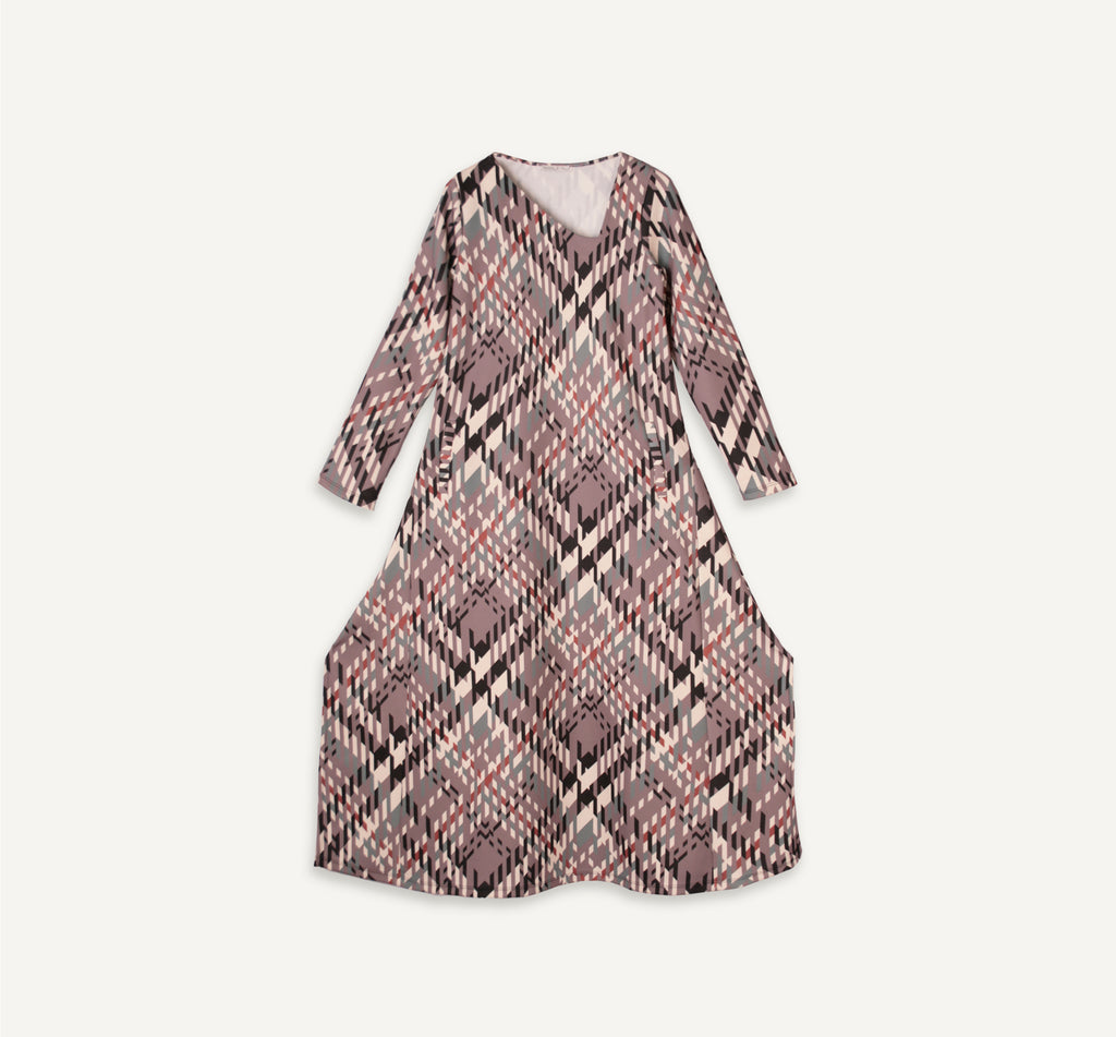 Vestido cuadros Mercedes