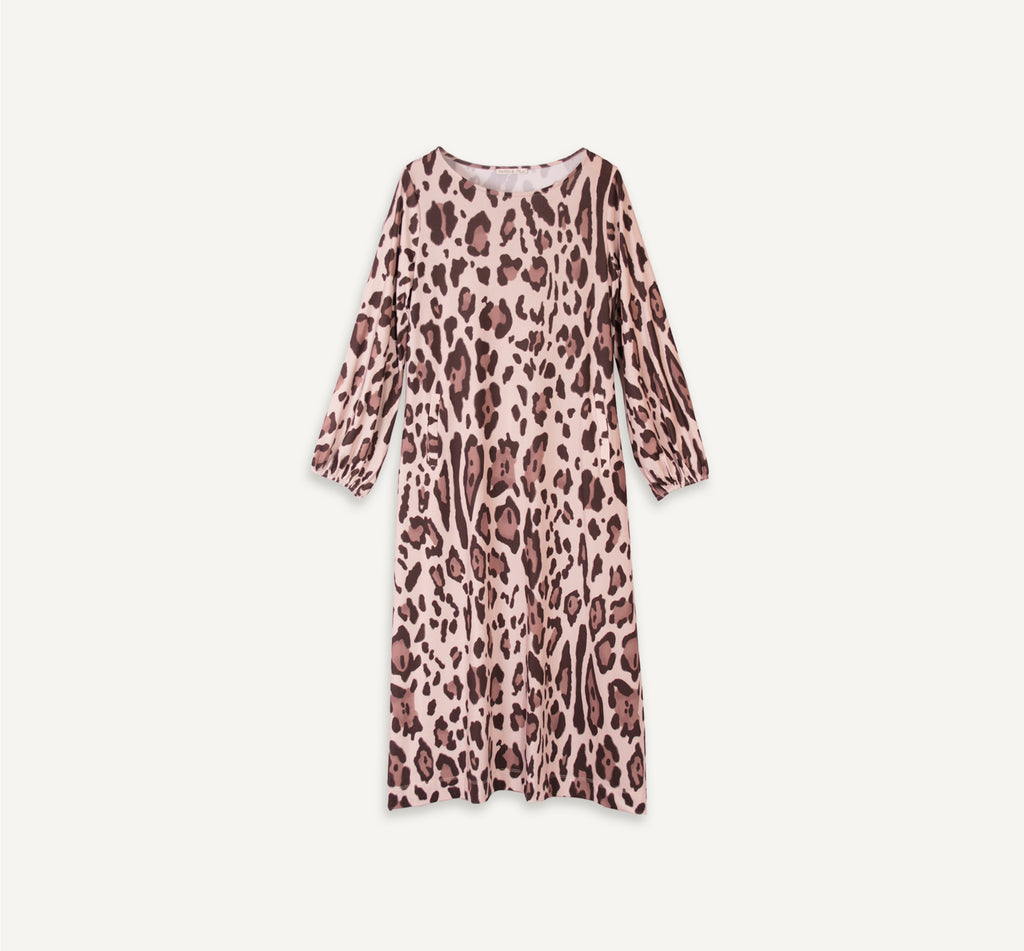 vestido leopardo