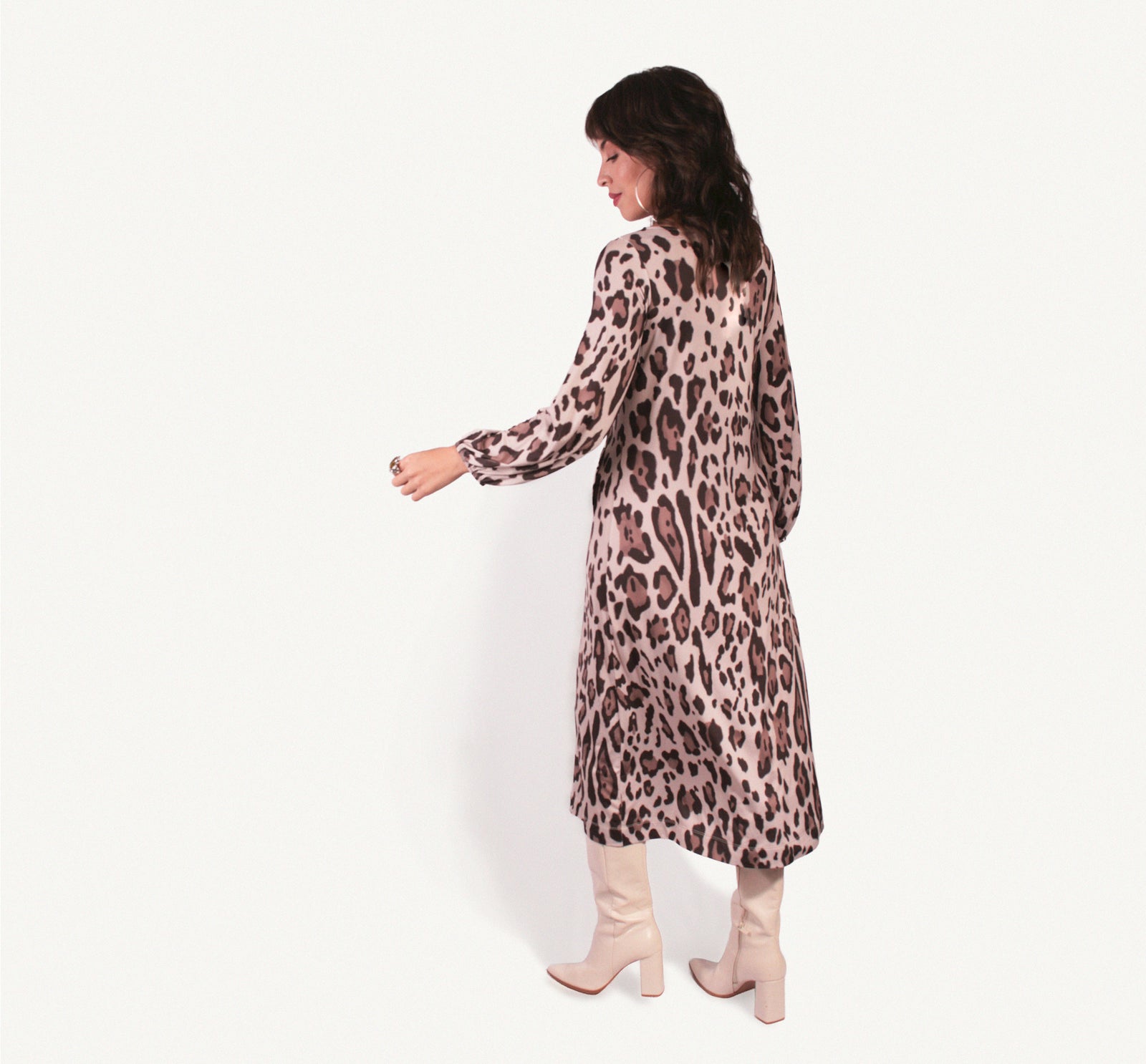 vestido leopardo