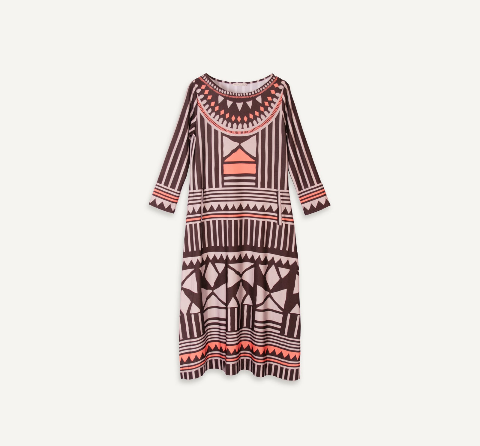 vestido minas chocolate